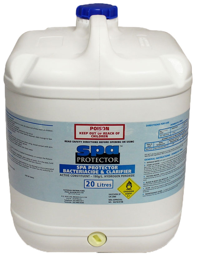 Hydrogen Peroxide 20 litre 190g/ltr Spa Protector