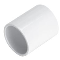 50mm White Coupling